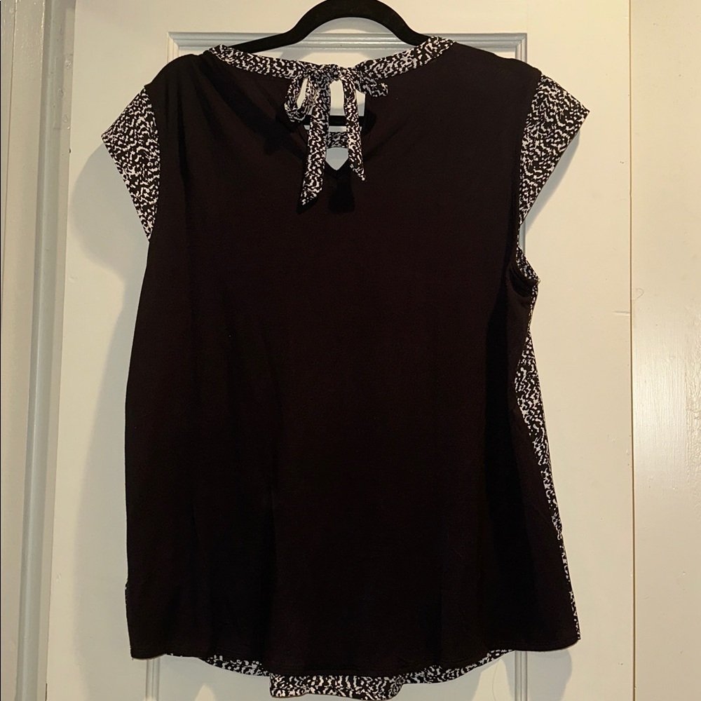 Dani Mixed Material Blouse - Picture 3 of 3